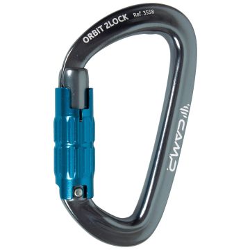 Moschettone Camp Orbit 2Lock Canna di fucile / Blu