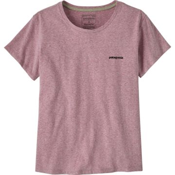 Maglia da donna Patagonia P-6 Logo Responsibili-Tee® Quiet Violet