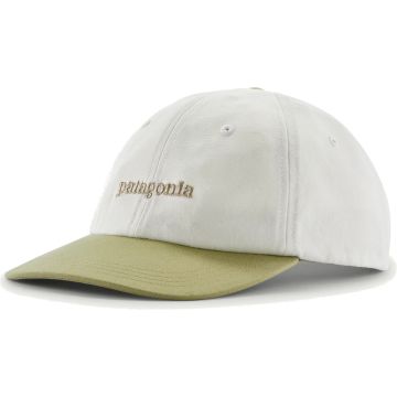 Cappello Patagonia Fitz Roy Icon Trad Text Logo: Birch White w/Gumtree Green