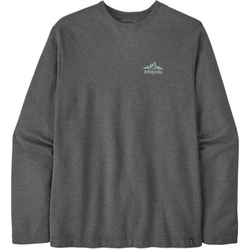 Maglia da uomo Patagonia Lightweight Cloud Crag Wildrise Crew Ink Black