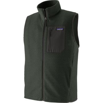 Pile da uomo Patagonia R1® Air Vest Old Growth Green