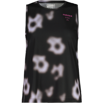 Canotta da donna Maloja ChampelM Deep Black Shadow