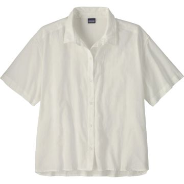Camicia da donna Patagonia Lightweight A/C™ Buttondown Windowpane Dobby: White