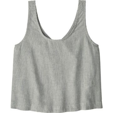 Canotta da donna Patagonia Garden Island Solstice Stripe: Smolder Blue