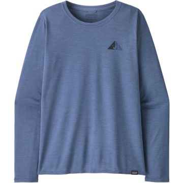 Maglia da donna Patagonia Capilene® Cool Daily Graphic Shirt Driftways: Current Blue X-Dye