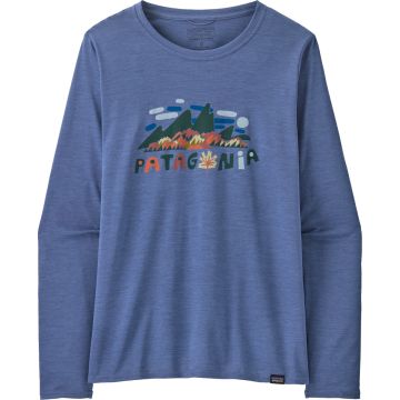 Maglia da donna Patagonia Capilene&reg; Cool Daily Graphic Shirt Fitz Roy Foliage: Current Blue X-Dye