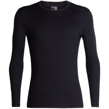 Maglia termica da uomo Icebreaker 200 Oasis LS Black