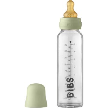 Biberon Bibs Vetro Verde Salvia 225 ml con accessori
