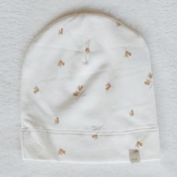Cappellino Bamboom Beanie con bordo Flowers 1-3 anni