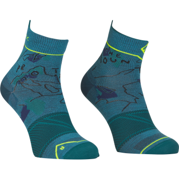 Calzini da uomo Ortovox Alpine Light Quarter Mountain Blue