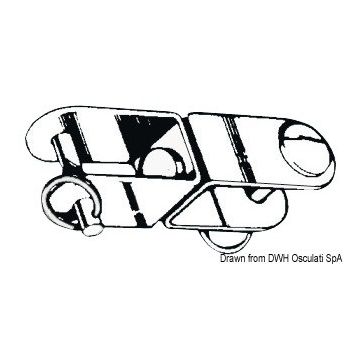 Girella inox 13 x 15 mm