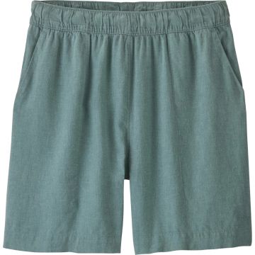 Pantaloncini da donna Patagonia Garden Island Long 6" Whole Weave: Blue Sage