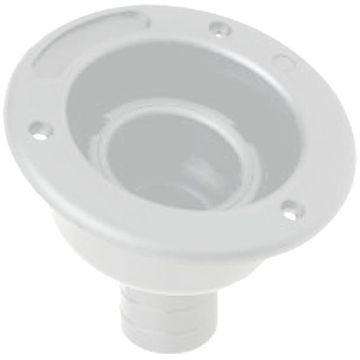 Bocchettone acqua Zadi Ø 35 mm Bianco