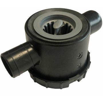 Sifone Reich con attacco supplementare e filtro 39 mm