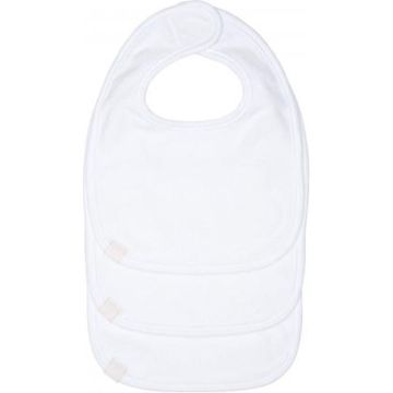 Set di bavaglini Lässig Newborn White (3 pezzi)