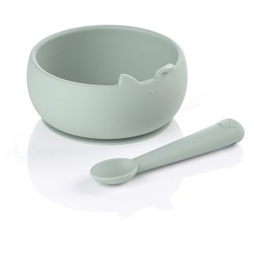 Set di stoviglie Jané Silicone Bowl Mint (U13)