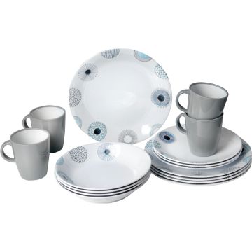 Set di stoviglie Brunner Lunch Box Deep Sea (16 pezzi)