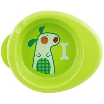 Piatto Chicco Pappacalda 6m+ Verde