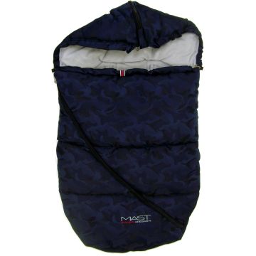 Sacco invernale Footmuff Mini Diagonal Camouflage Blue