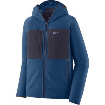 Felpa da uomo Patagonia R2® TechFace Hoody Clement Blue