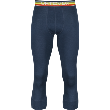 Pantalone termico da uomo Ortovox 185 Rock'n'Wool Short deep ocean