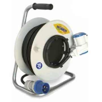 Avvolgicavo Rober 25 m 3x2,5 Blu