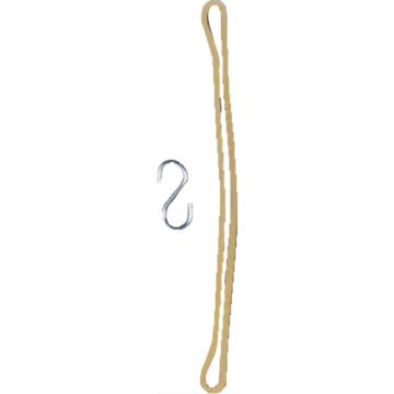 Elastico 95 mm con gancetto a S (8 pezzi)