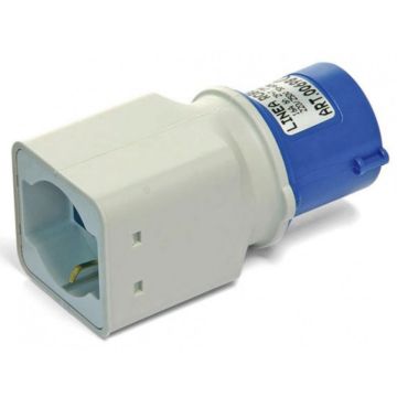 Adattatore per spina Rober CEE Schuko + Bipasso