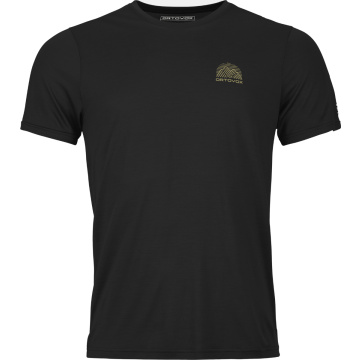 Maglia da uomo Ortovox 120 Cool Tec MTN Stripe TS Black Raven