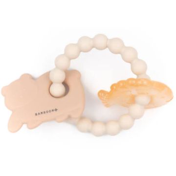 Massaggiagengive Bamboom Orso & Pesce Soft pink 17