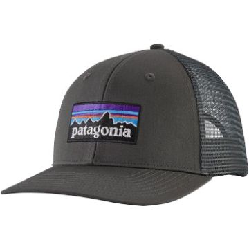 Cappello Patagonia P-6 Logo Trucker Forge Grey