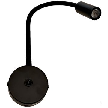 Spot Dimatec FLX 1W 3000K Nero + USB 