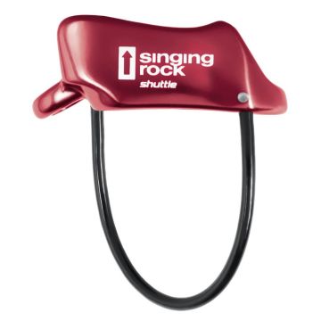  Assicuratore / discensore Singing Rock Shuttle Rosso
