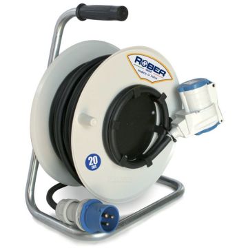 Avvolgicavo Rober 20 m 3x2,5 Blu