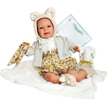 Bambola Nines d'Onil Susi Premium Reborn 48 cm