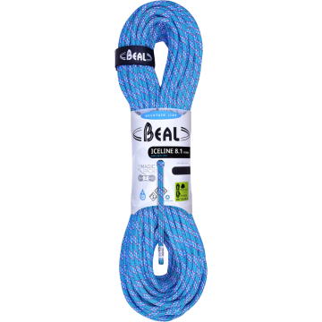 Mezza corda Beal Ice Line 8.1 mm Golden Dry 60 m Emeraude