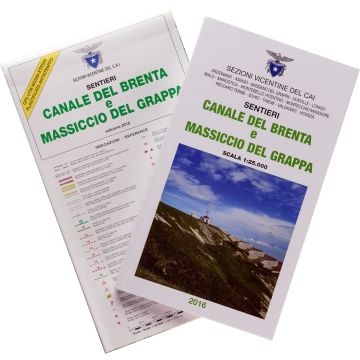 Guida CAI Sezioni Vicentine Sentieri Canale del Brenta e Massiccio del Grappa