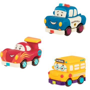 Set di macchinine B. Toys Mini Wheee-Ls!® Pull-back
