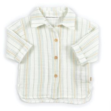 Camicia da bambino Bamboom Lino Look Stripe white / Blu (272) 