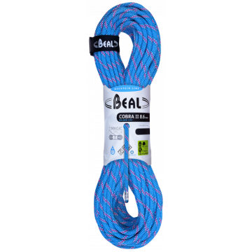 Mezza corda Beal Cobra II 8.6 mm x 60 m GoldenDry Blue