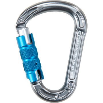 Moschettone Climbing Technology Concept TG Grigio / Argento / Azzurro
