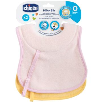 Bavaglini Chicco 0m+ Rosa (2 pezzi)