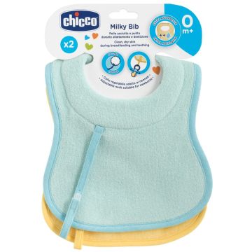 Bavaglini Chicco 0m+ Azzurro (2 pezzi)