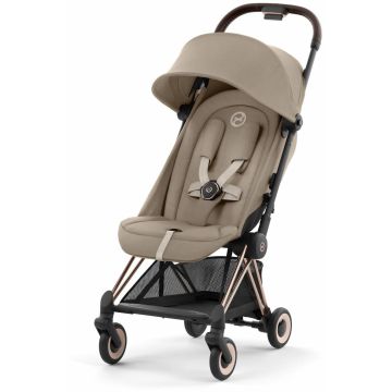 Passeggino Cybex Coya Cozy Beige / Rosegold Frame
