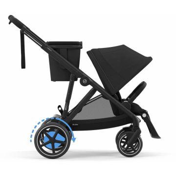 Passeggino fratellare Cybex e-Gazelle S Moon Black