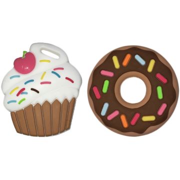 Massaggiagengive Silli Chews Ciambella e Muffin (2 pezzi)