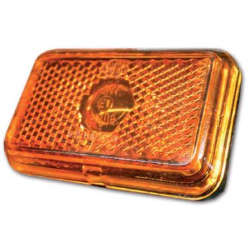 Luce di ingombro GES rettangolare arancione