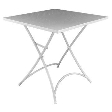 Tavolo Moia Sirmione 70x70 Ferro Avorio