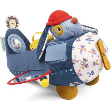 Peluche multiattività Lilliputiens Jules l'aereo