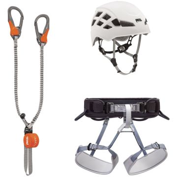 Kit via ferrata Petzl Eashook Dark grey TG. 2 